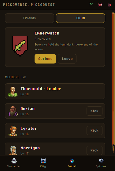 Guilds & banners
